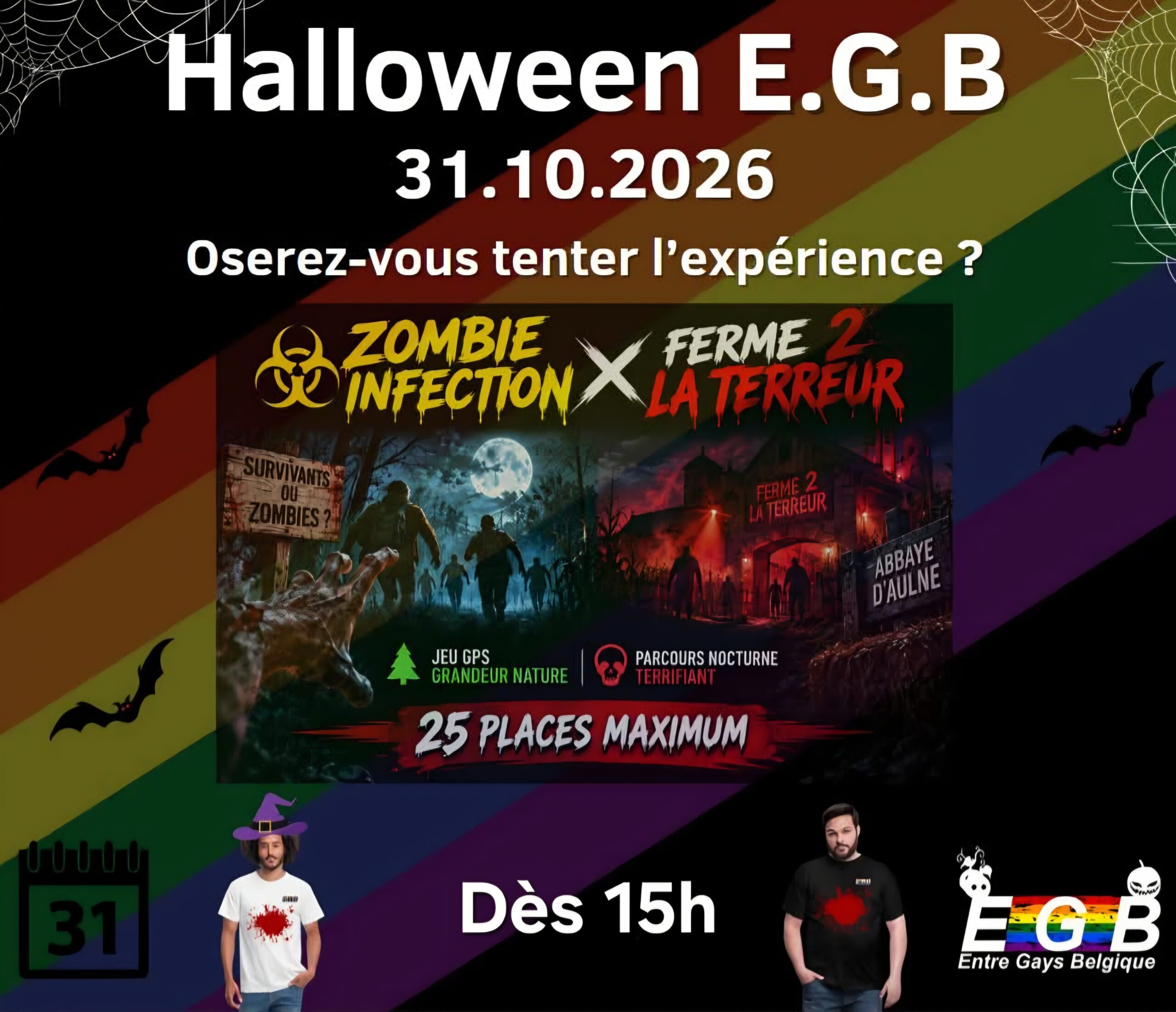 Visuel de l’événement Halloween E.G.B 2026 🎃🌈